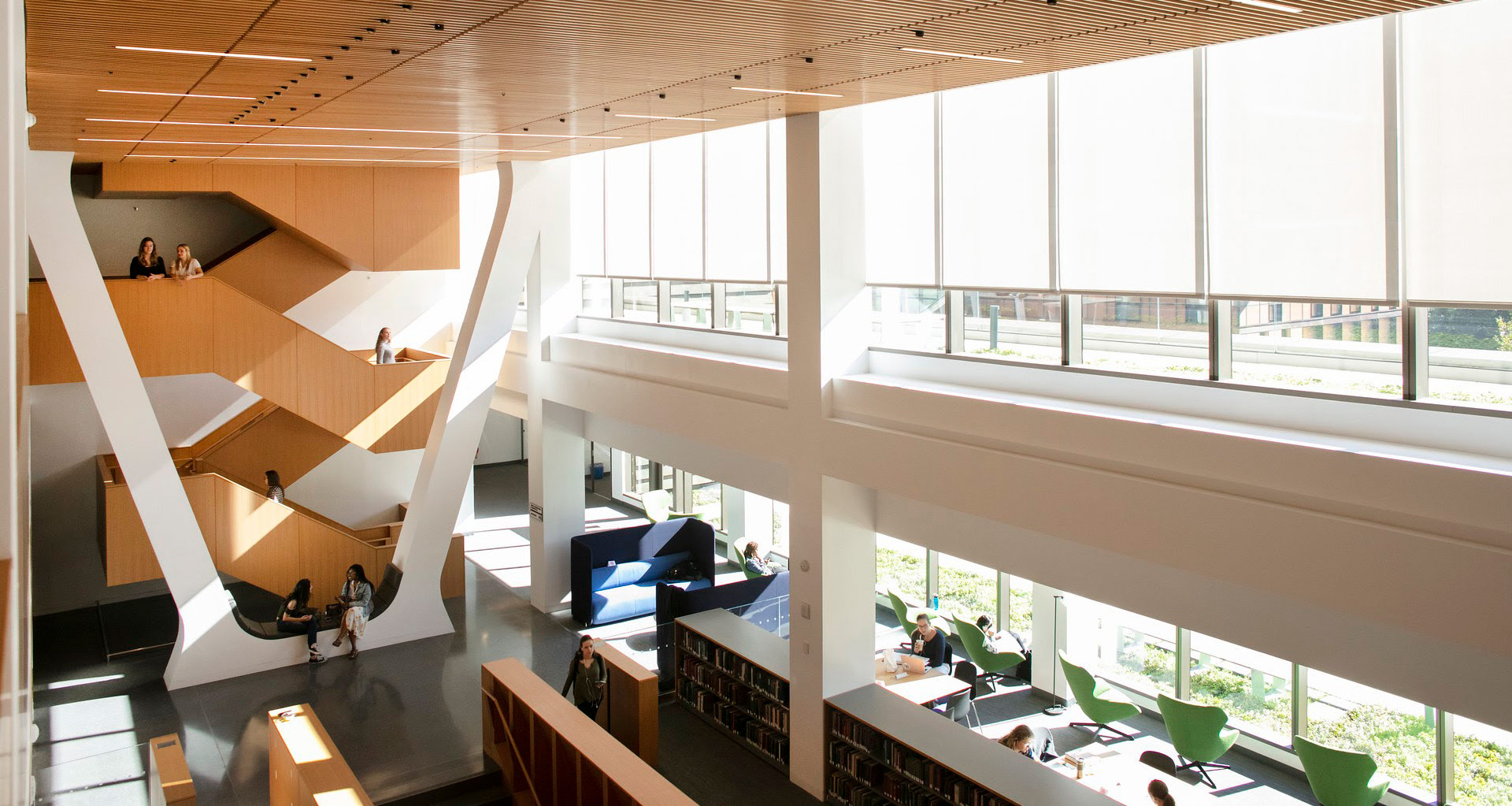 Library staircase
